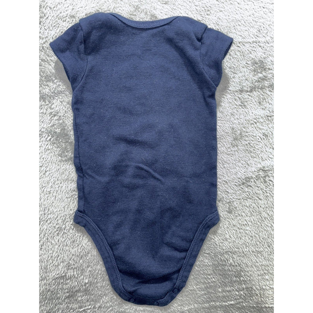 Child of Mine Carter's Baby Boy 0-3M 5 Piece Bundle Top Pants Bodysuits Blue