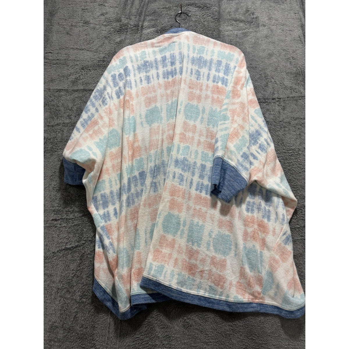 LuLaRoe Womens L Tie Dye Open Front Cardigan Casual Boho
