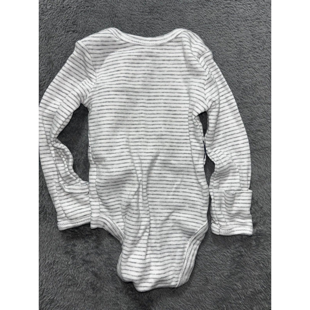 Carter's Baby Boy 3M 7 Piece Bundle Bodysuits Henley Pants Blue Brown Navy
