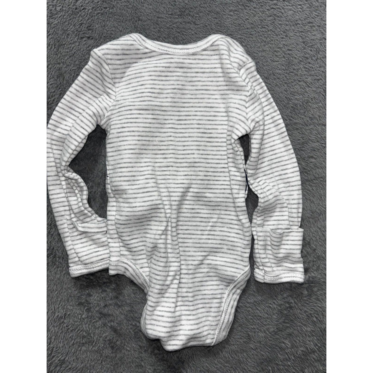 Carter's Baby Boy 3M 7 Piece Bundle Bodysuits Henley Pants Blue Brown Navy