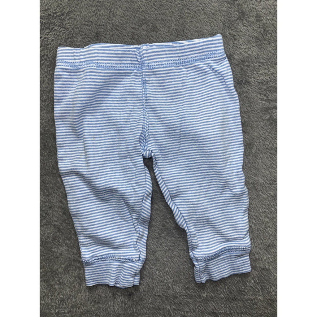 Carter's Baby Boy 3M 6 Piece Bundle Hoodie Sleeper Bodysuits Pants Blue Gray