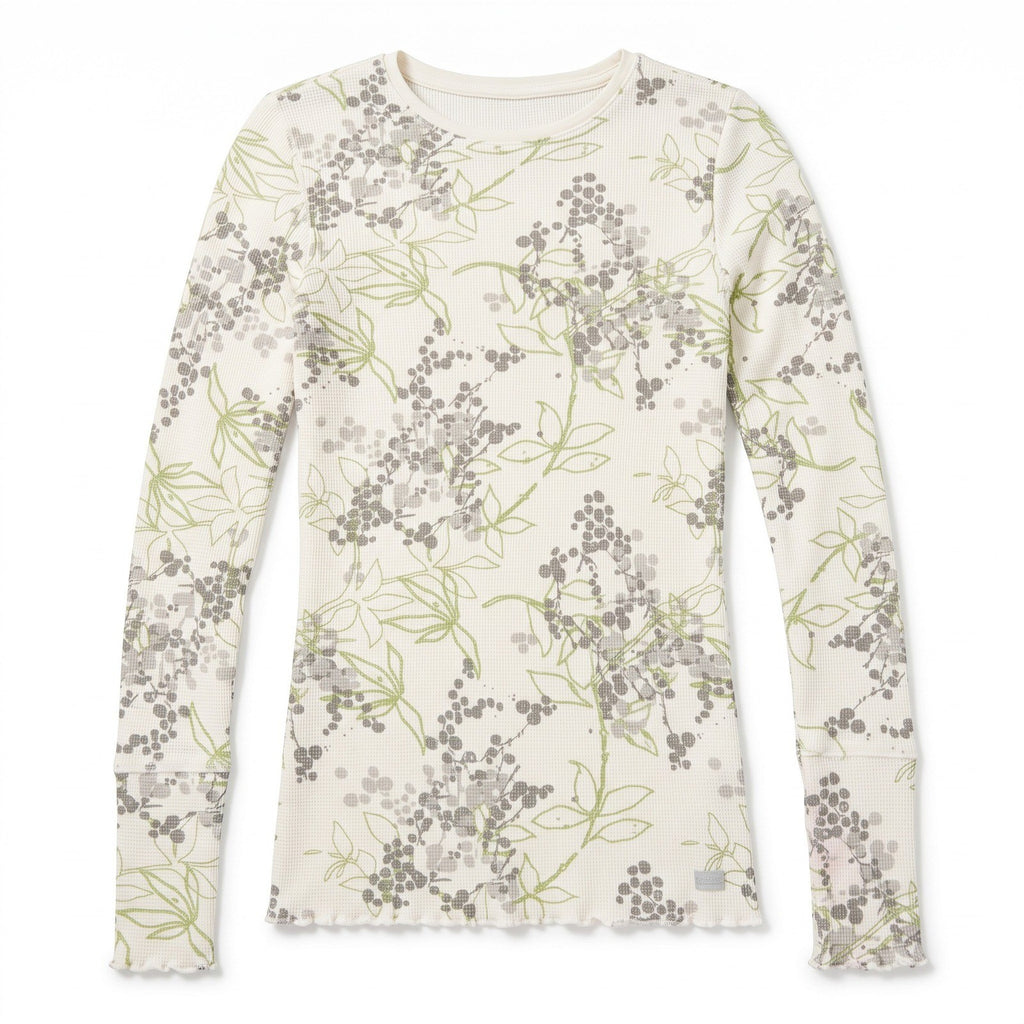 Eastern Mountain Sports Future Consciousness Womens XS Cream Waffle Top