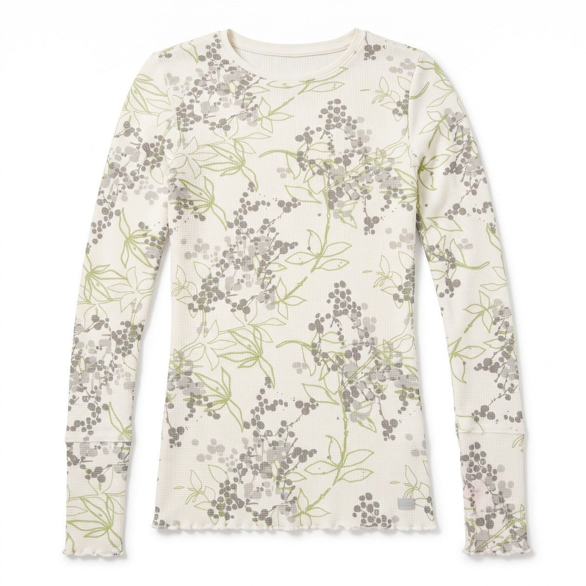 Eastern Mountain Sports Future Consciousness Womens XS Cream Waffle Top