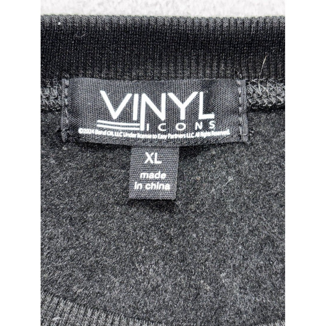 Vinyl Icons Men's Black Blondie Sweatshirt Size XL, photo 3 of 7