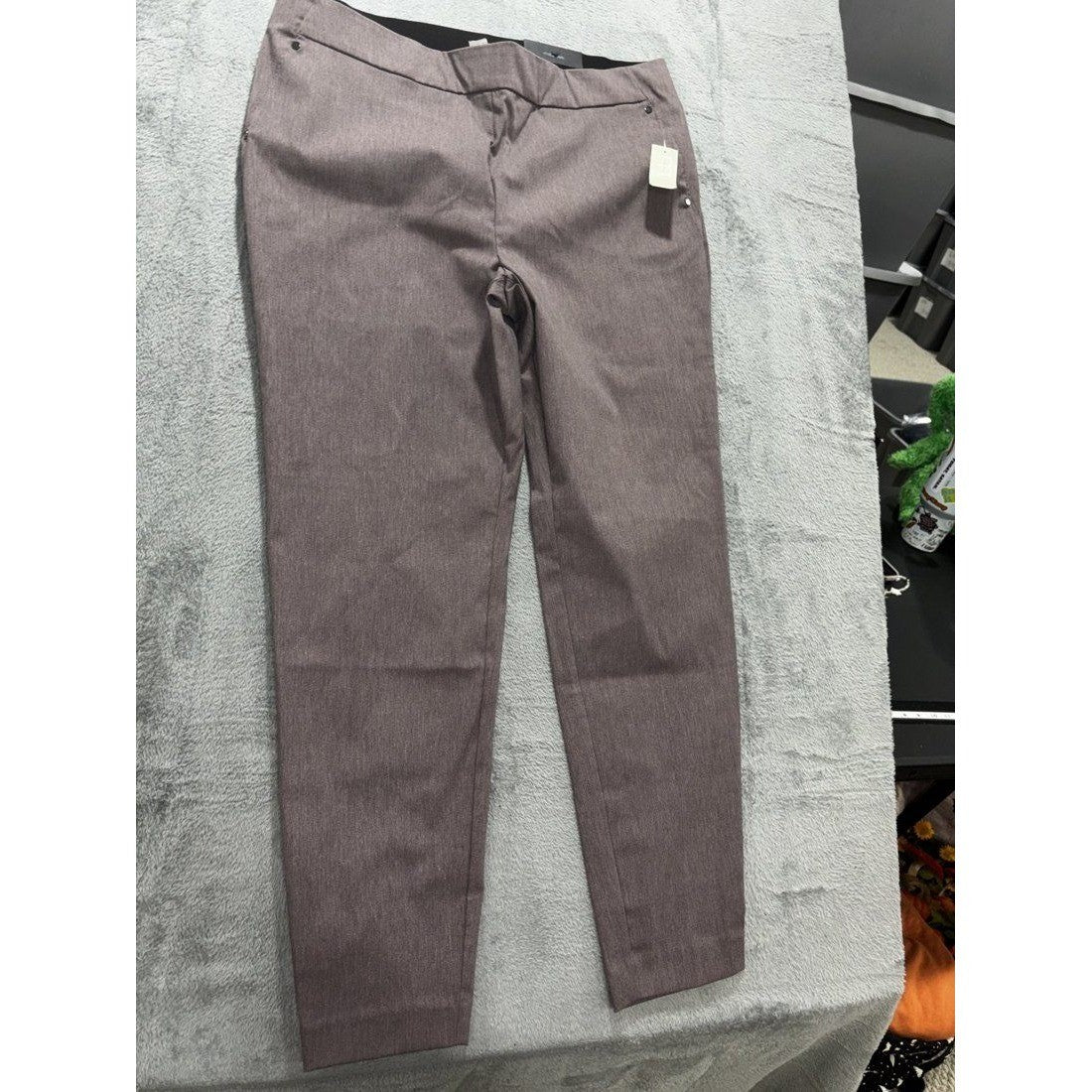 Maurices Women's Mauve Gray Skinny Pants Size XL, photo 3 of 12