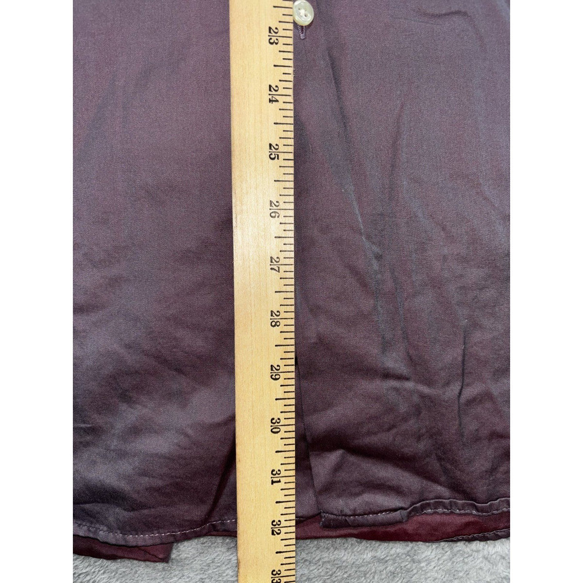 Forsyth of Canada Men's Plum Dress Shirt 17 1/2 R, photo 8 of 8
