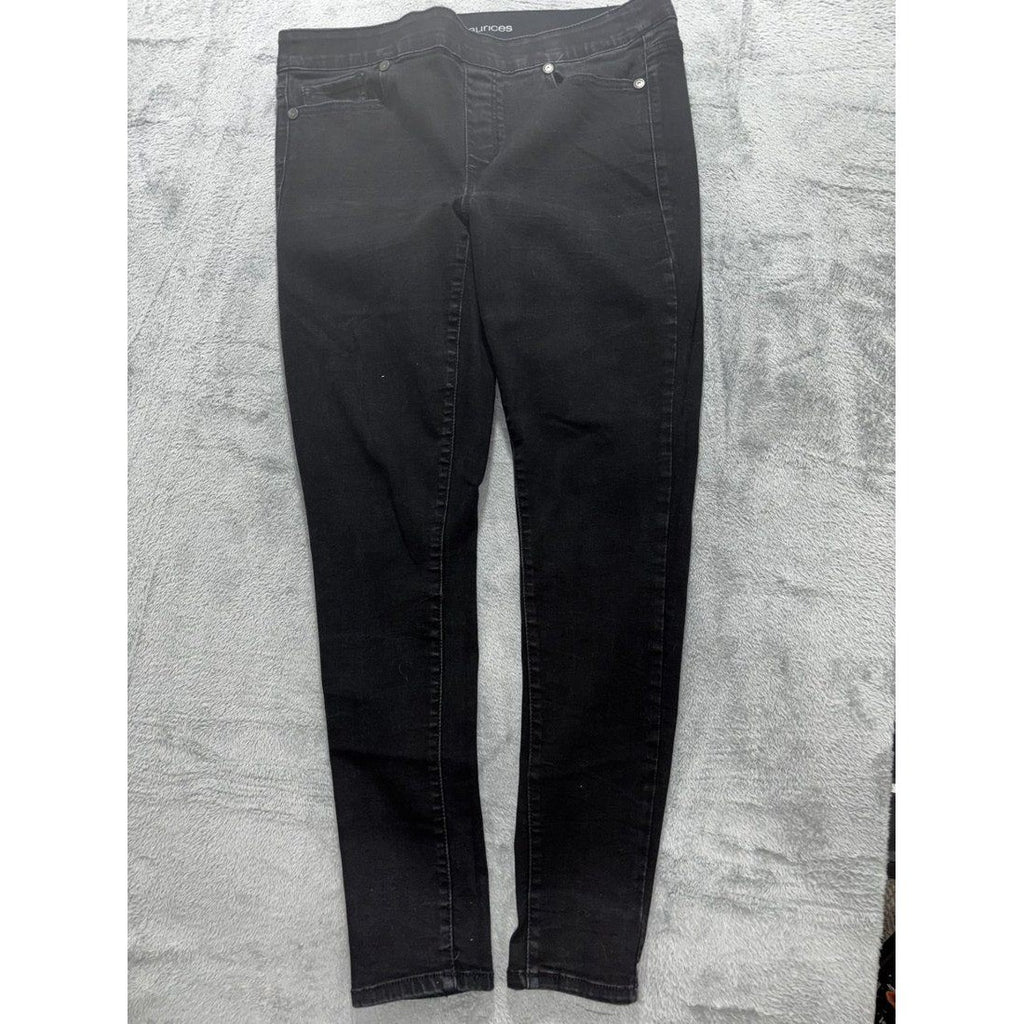 Maurices Women's Washed Black Skinny Jeans 16 Reg