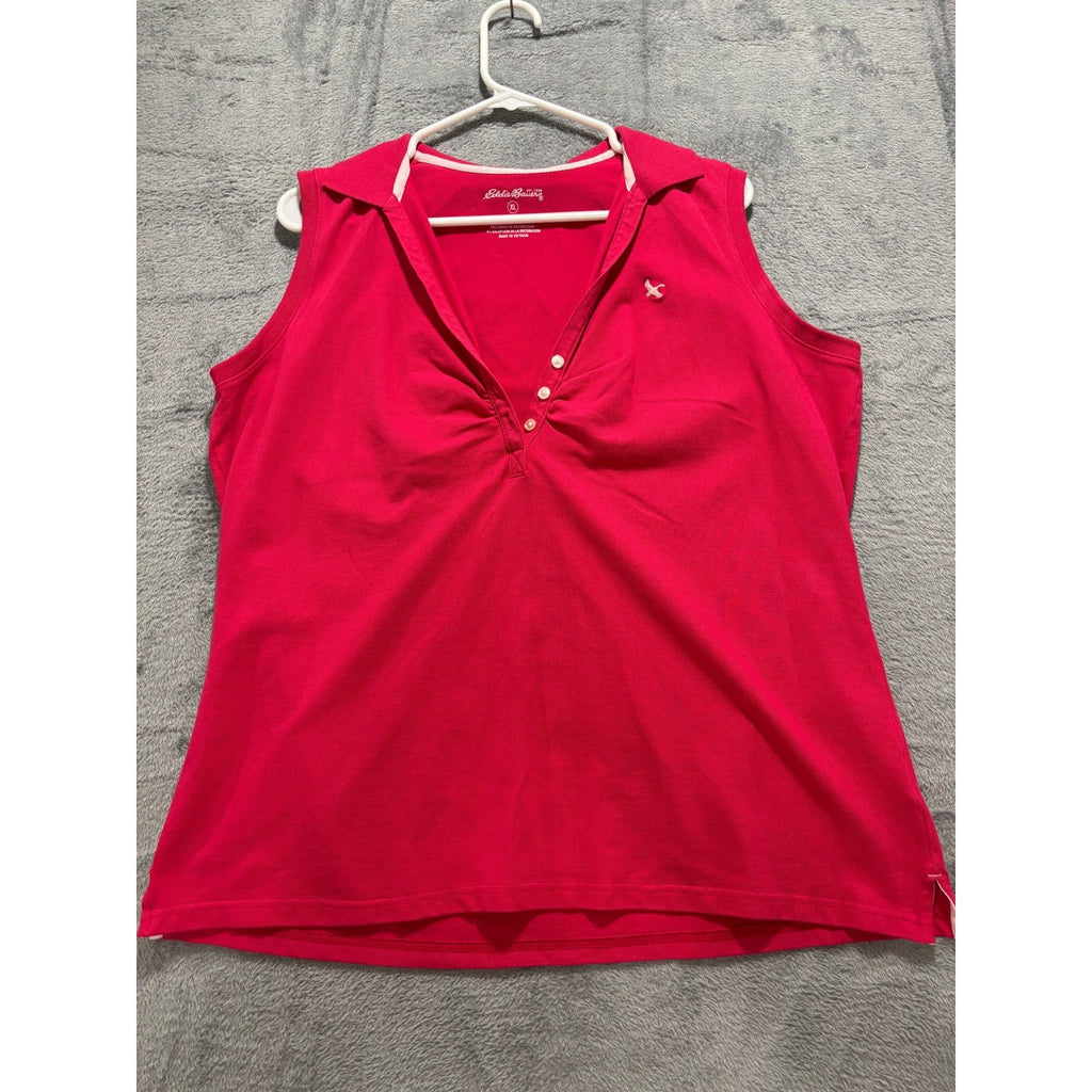 Eddie Bauer & Lands' End Pink Polo Lot 2 Size XL, photo 14 of 14