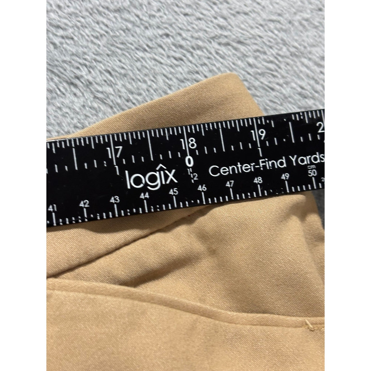 Womens 3 Tall Tan Straight Leg Casual Trousers Chino Pants Vintage Preppy 16