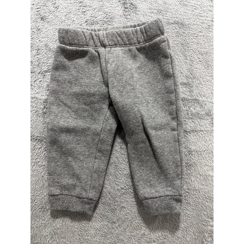 Carter's Baby Boy 12M 5 Piece Bundle Moose Bodysuit Pants Cardigan Gray Tan