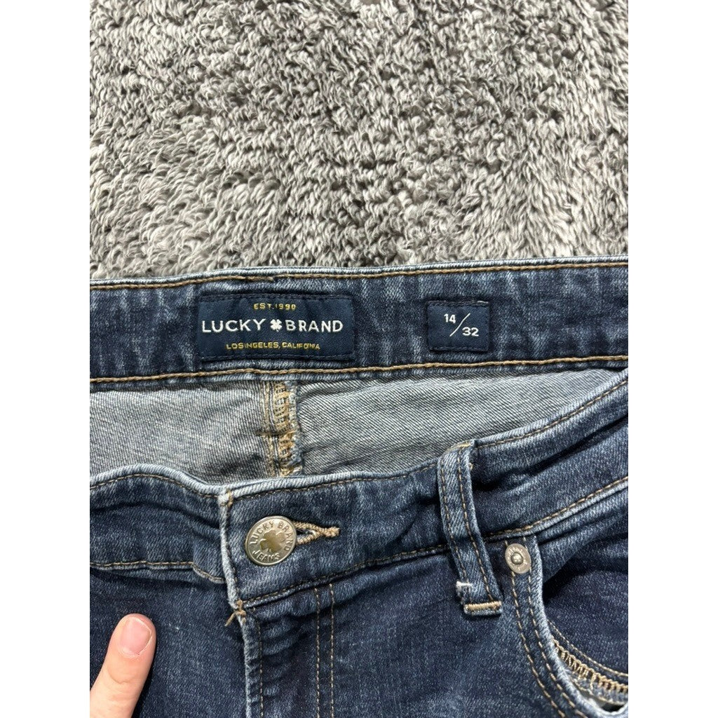 Lucky Brand 14/32 waistband tag