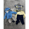 Carter's Baby Boy Hoodie Plaid Shirt Lot 7 Pcs 9M
