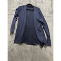 maurices Womens XL Navy Blue Open Front Cardigan Pointelle Back Casual Preppy