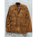 Ralph Lauren Women's Tan Suede Safari Jacket Size 10