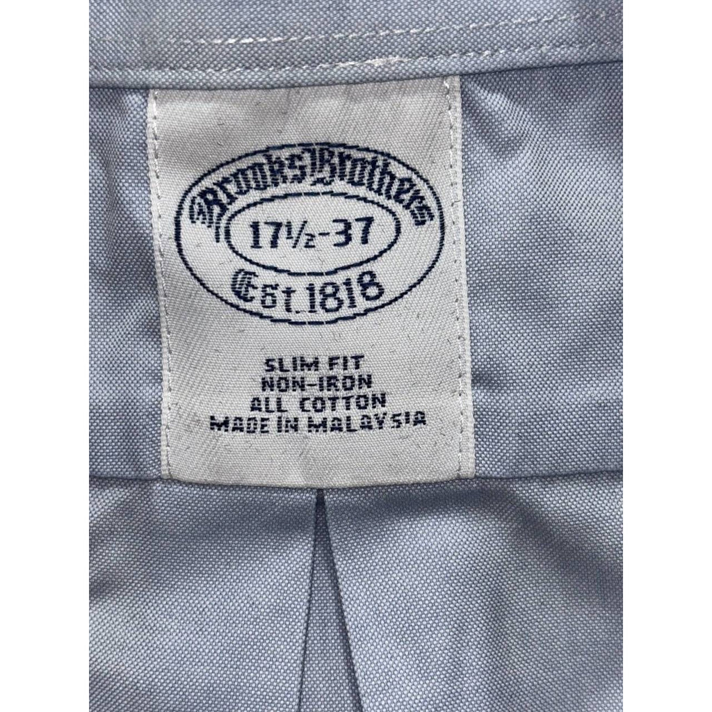 Brooks Brothers Men's Light Blue Shirt 17 1/2-37, photo 8 of 10