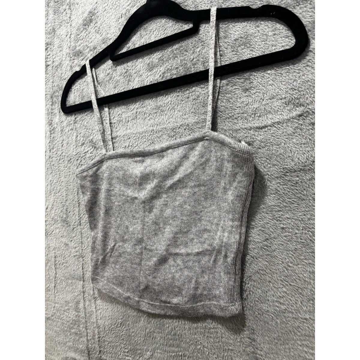 Zara Womens S Bundle 3pc Ribbed Tank Crop Top Gray Red