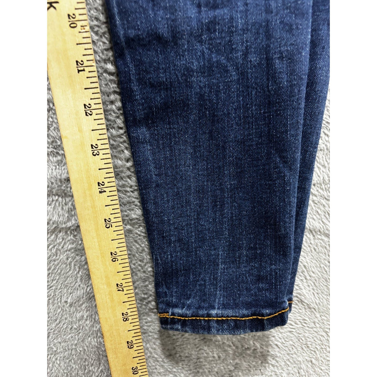 Old Navy Rockstar Womens 14 Long Dark Wash Super Skinny Jeans Distressed