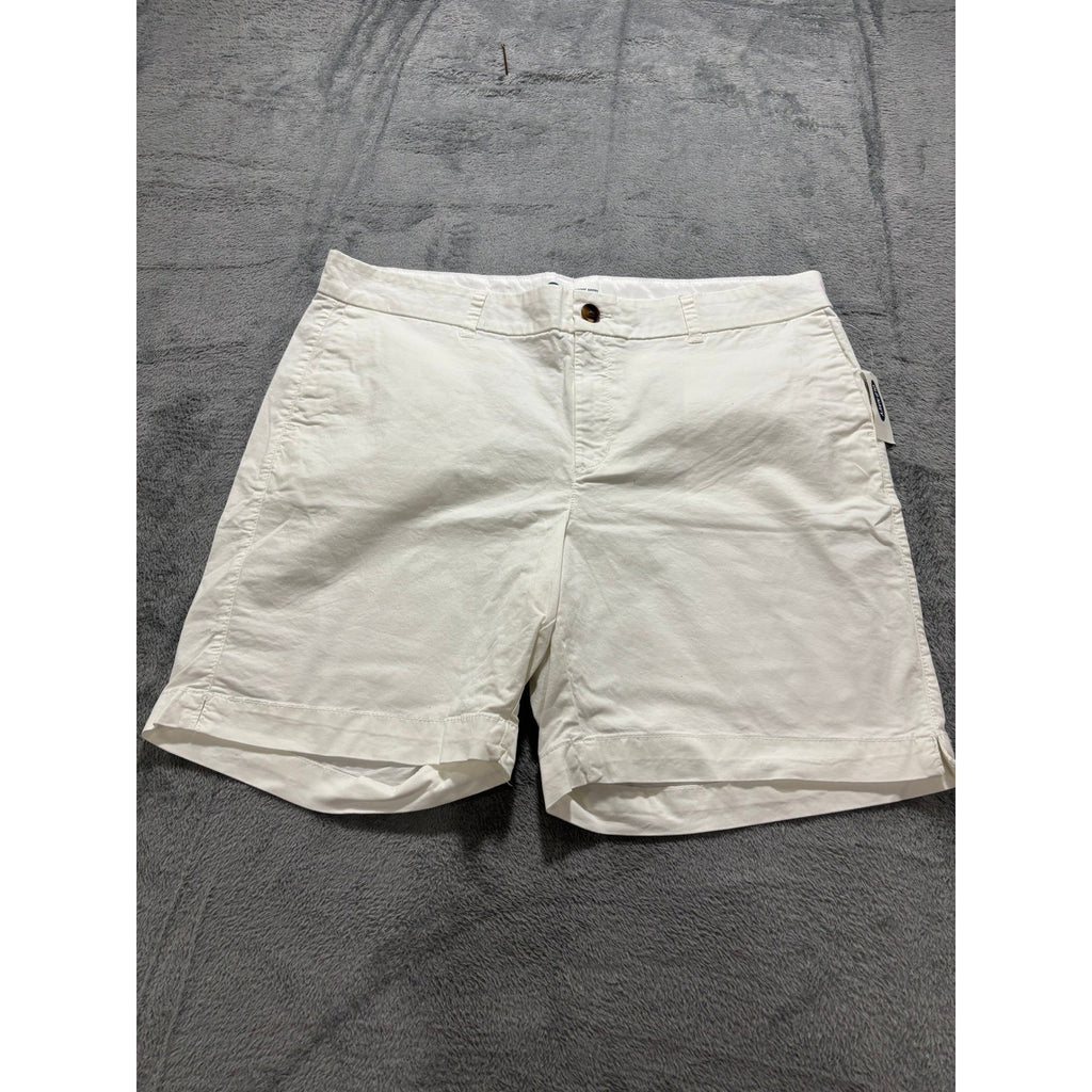 Old Navy 16 White Everyday Short Womens Casual Coastal Chino Shorts