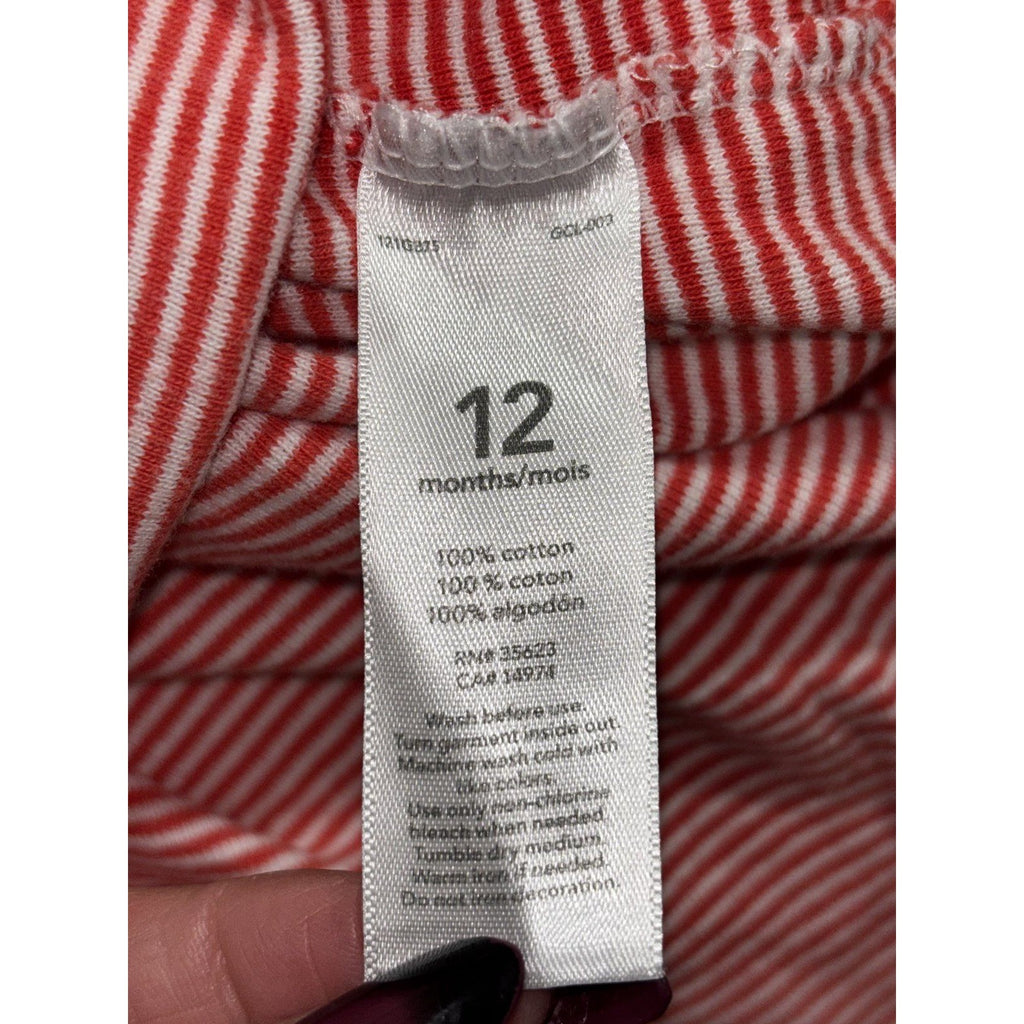 Carter's Baby Boy 12M 8 Piece Bundle Penguin Bodysuits Hoodie Pants Red Gray