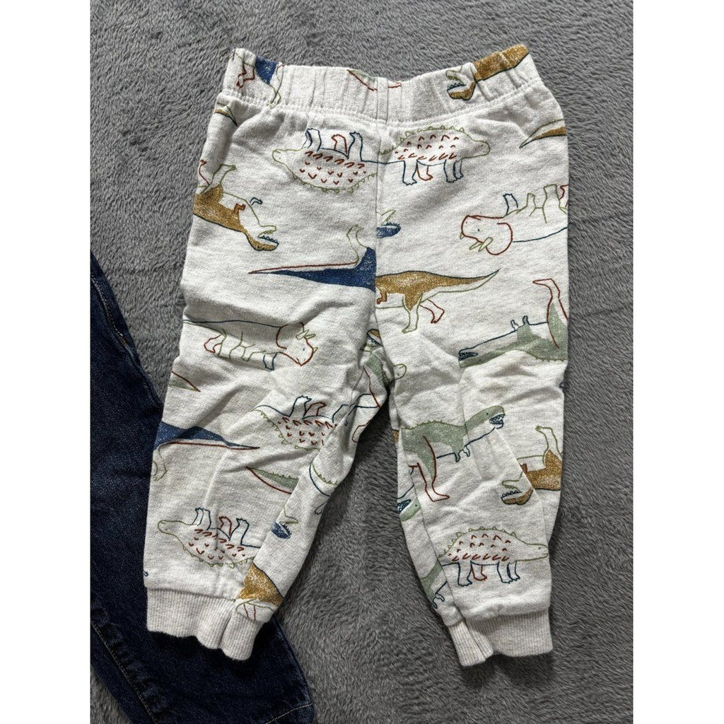 Baby Boy Dino Hoodie Pants Jeans Lot 4 Pcs 18M, photo 6 of 9