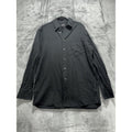 Hugo Boss Mens 15 1/2 34/35 Black Long Sleeve Button Up Dress Shirt