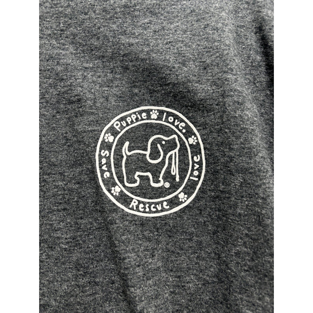 Gildan Men's Gray Puppie Love Halloween Tee Size L, photo 4 of 9