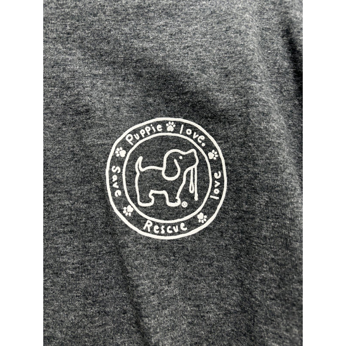 Gildan Men's Gray Puppie Love Halloween Tee Size L, photo 4 of 9
