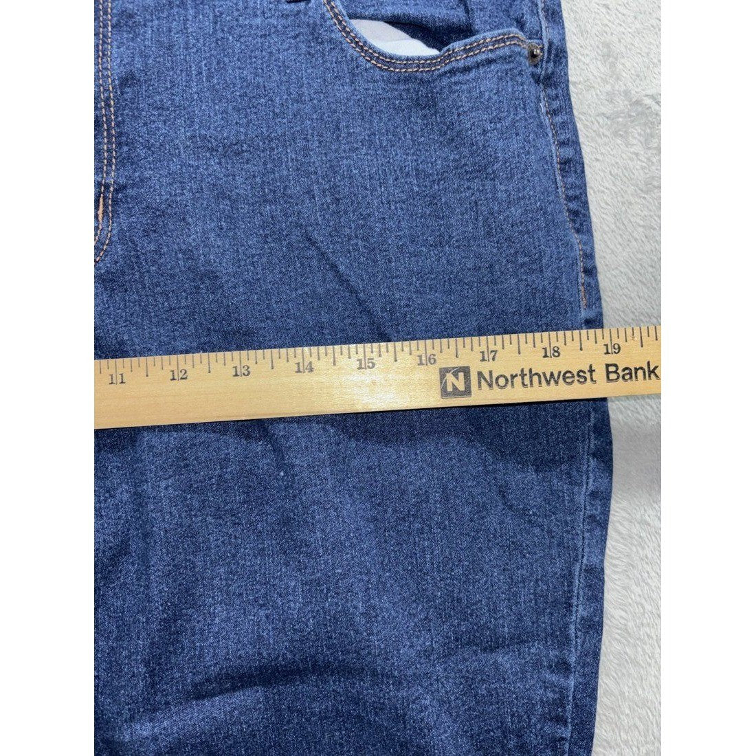 Old Navy Women's Dark Wash Skinny Jeans 16 Short, photo 5 of 11