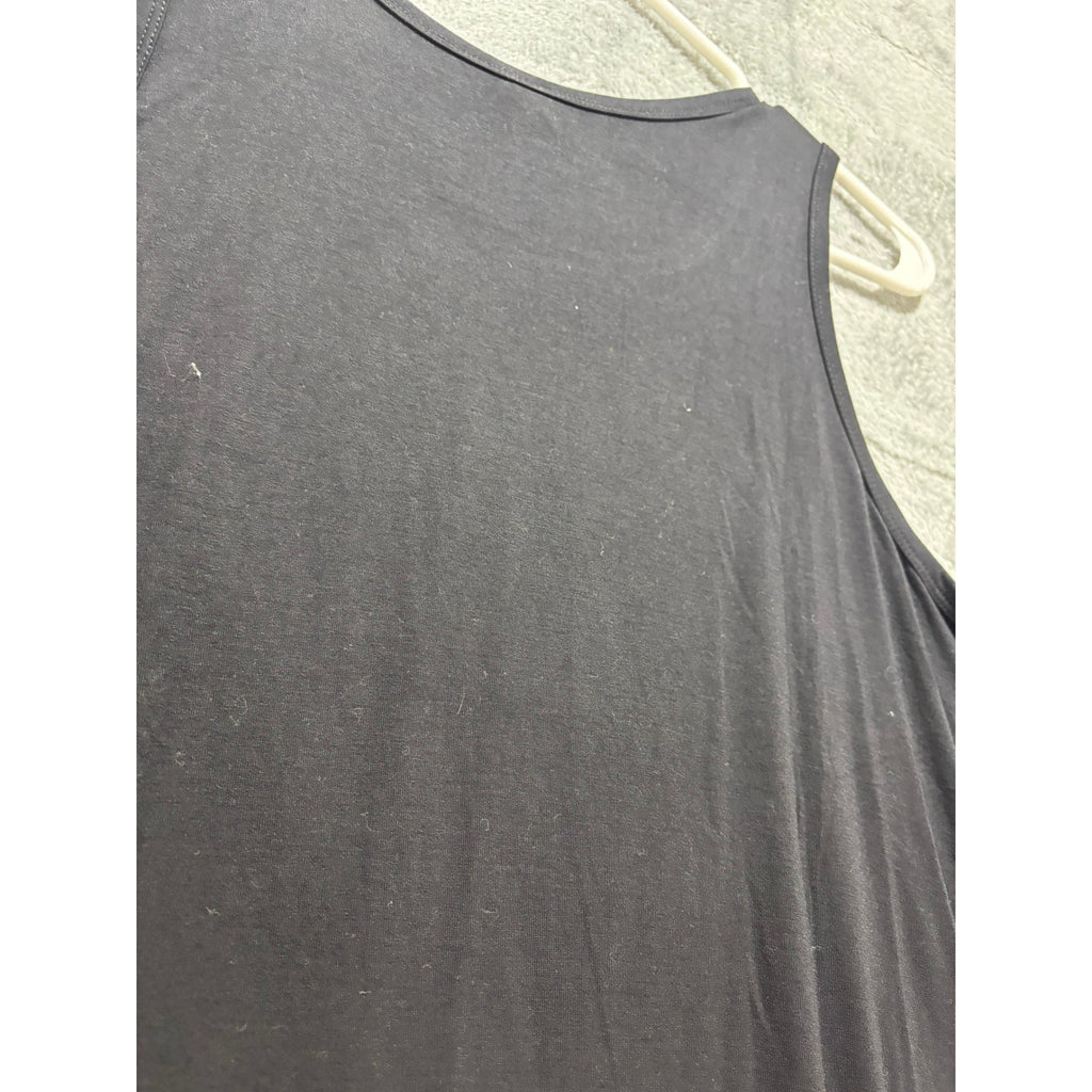 Old Navy Womens XL Tall Black Luxe Tank Top Sleeveless Casual Athleisure Basic