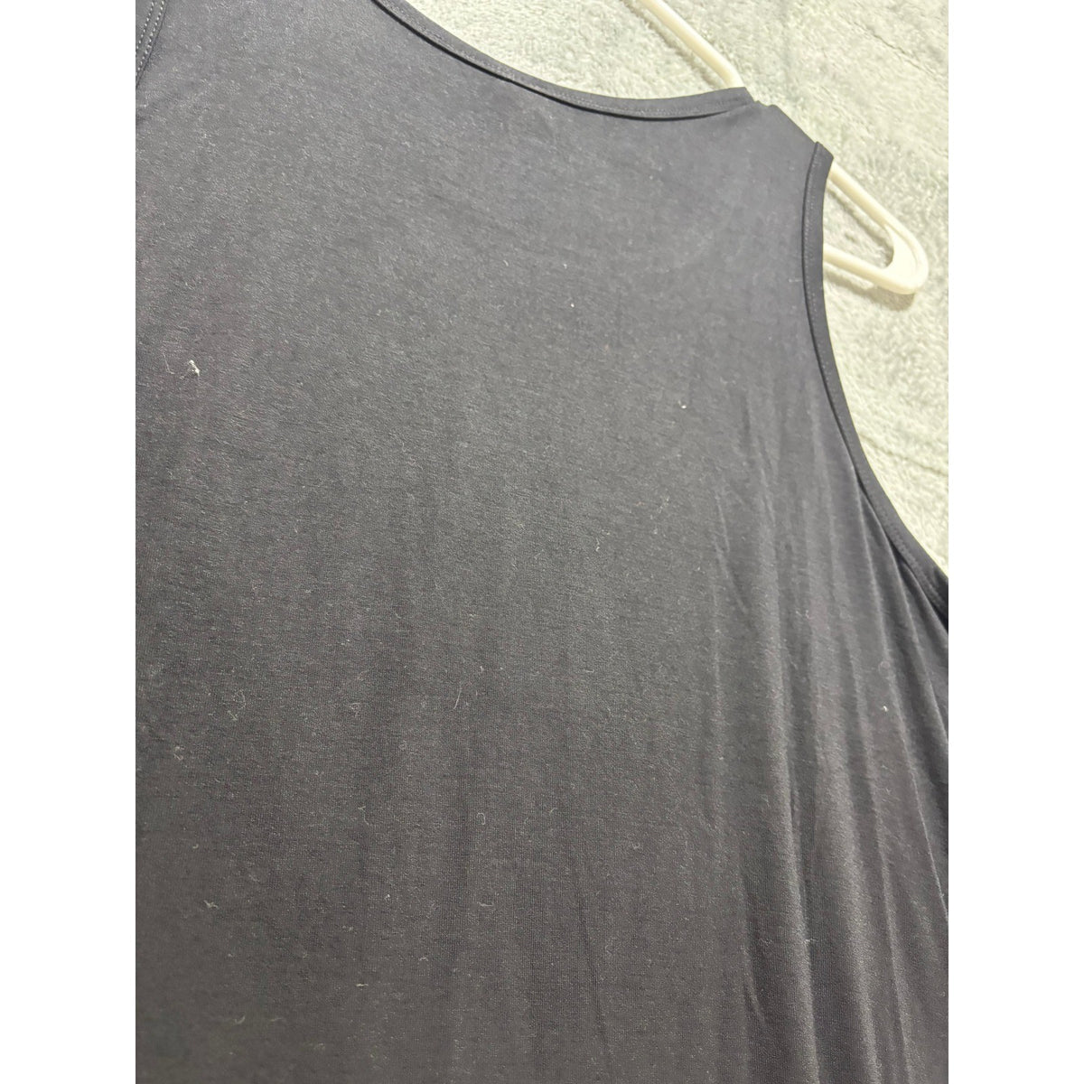 Old Navy Womens XL Tall Black Luxe Tank Top Sleeveless Casual Athleisure Basic