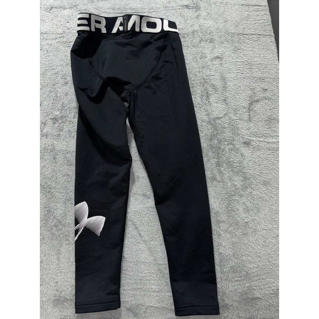 Under Armour Youth XS S 6 Pc Black Gray Athletic Bundle Tops Shorts Leggings