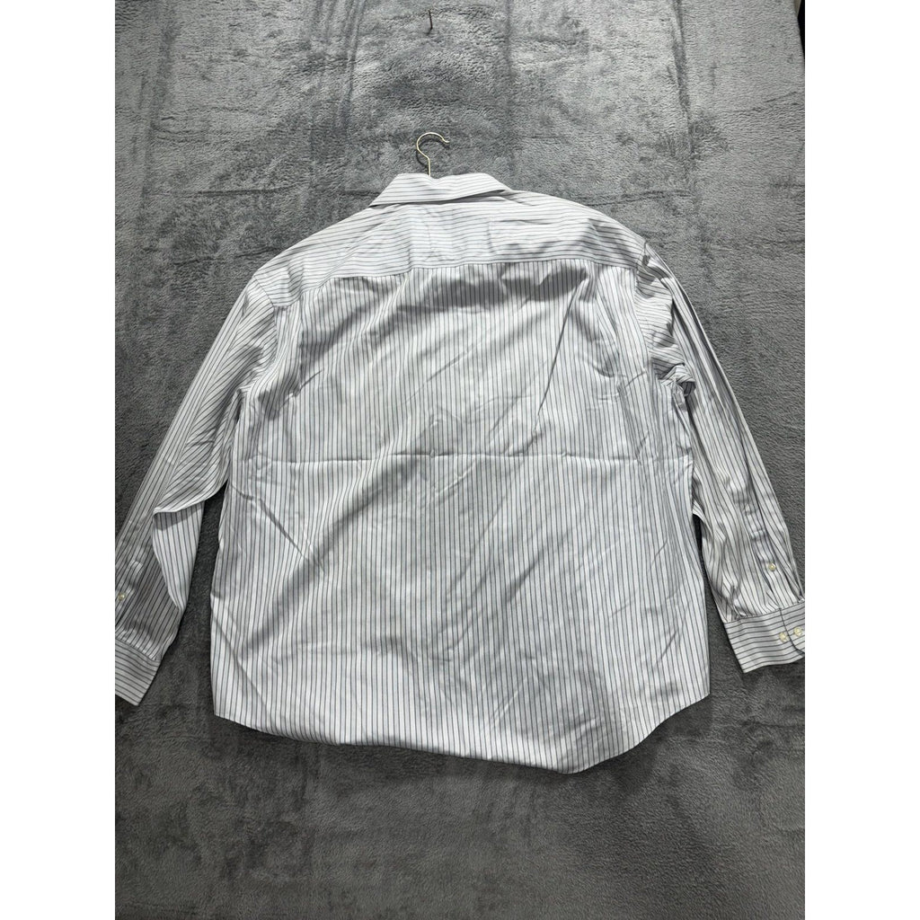 Johnston & Murphy Men's Gray Stripe Shirt Size XXL, photo 4 of 9