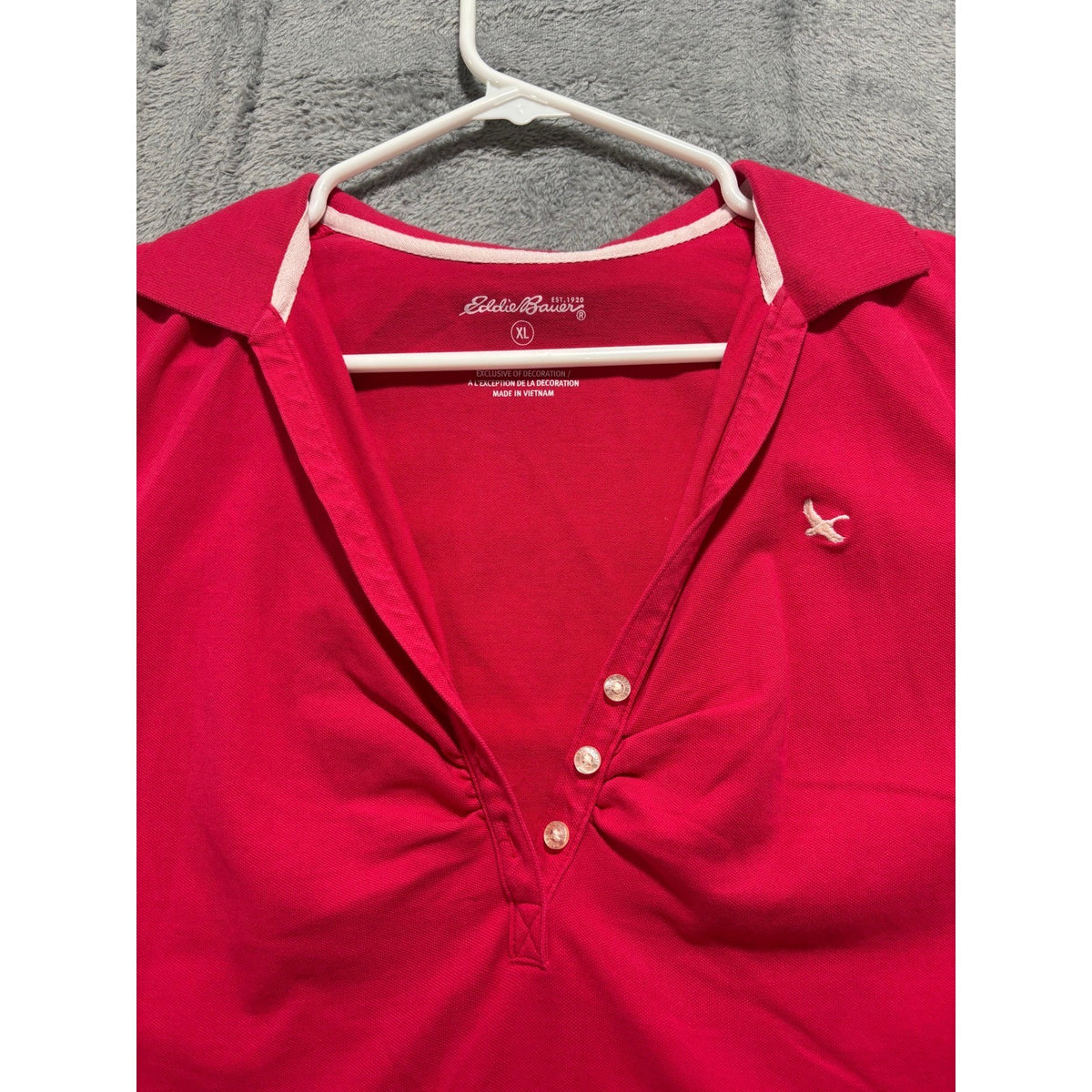 Eddie Bauer & Lands' End Pink Polo Lot 2 Size XL, photo 11 of 14