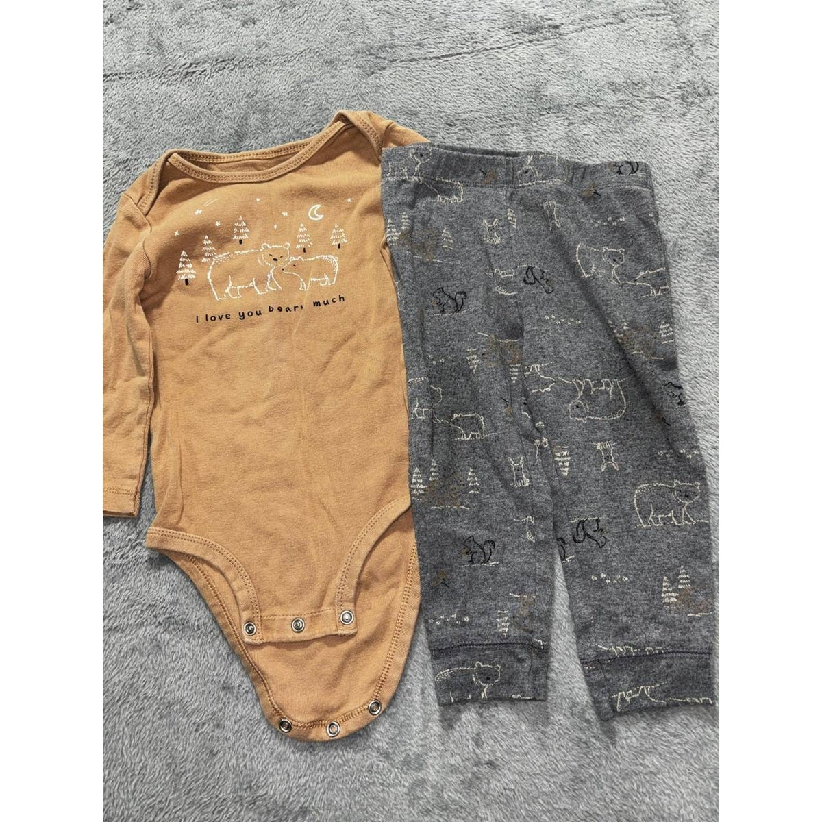 Baby Bodysuits Sweatshirt Pants Jeans Lot 7 Pcs 18M, photo 2 of 24