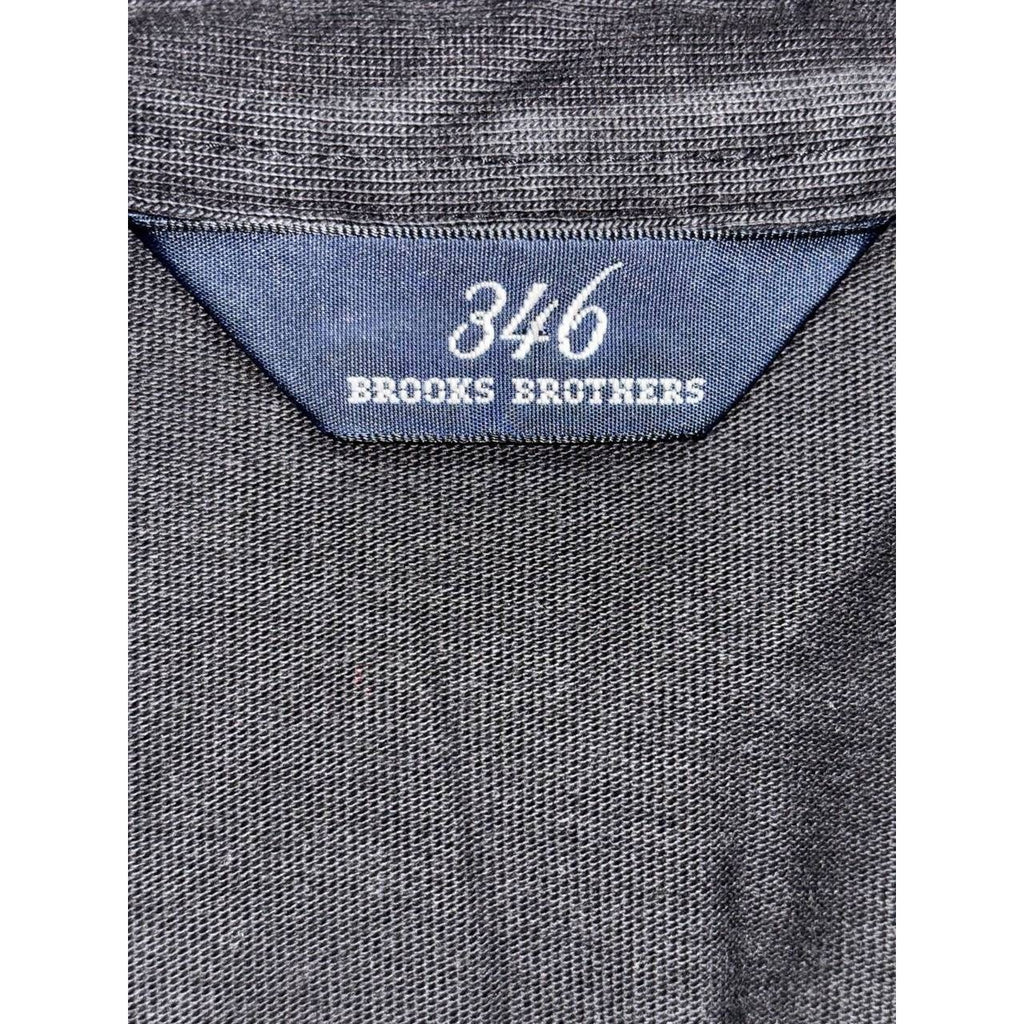 Brooks Brothers 346 Men's Charcoal Knit Shirt XL, photo 8 of 9