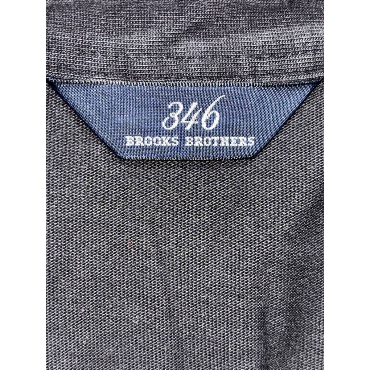 Brooks Brothers 346 Men's Charcoal Knit Shirt XL, photo 8 of 9