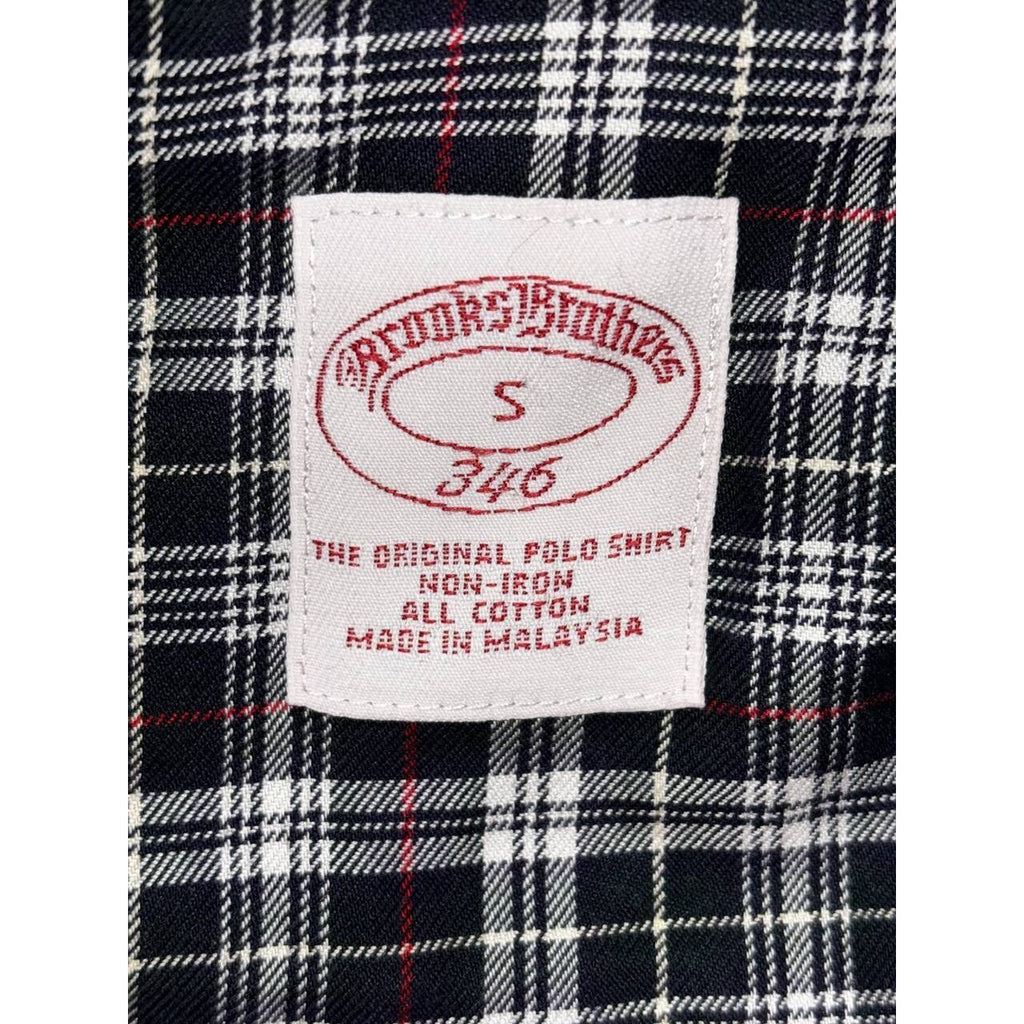 Brooks Brothers Men's Navy White Plaid Shirt Size S, photo 8 of 8