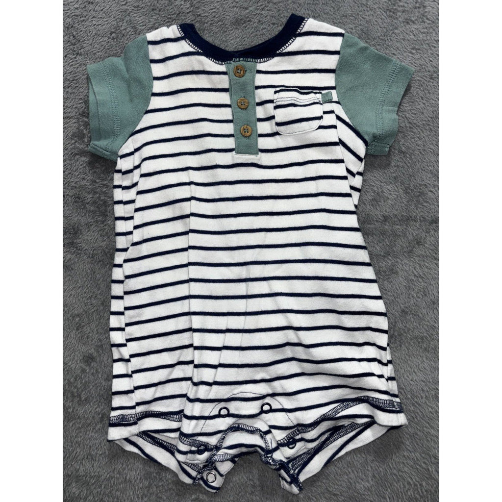 Carter's Baby Boy 6M 6 Piece Bundle Sleeper Hoodie Romper Shorts Tee Pants