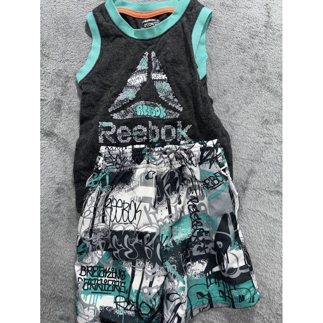 Reebok Boy Tanks Tee Shorts Lot 7 Pc 2T, photo 12 of 16