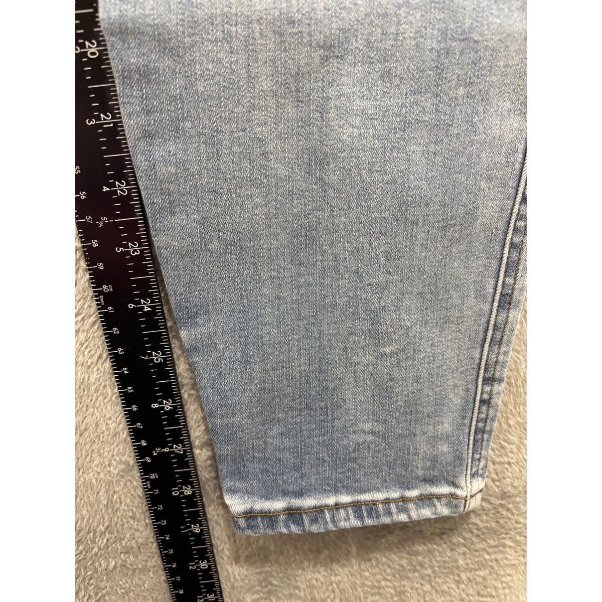 Spanx Womens 1XT Tall Blue Denim Pull On Skinny Jeans Casual Plus Size Slimming