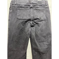Spanx Womens 1X Black Flare Jeans High Rise Pull On Denim Slimming Casual Boho