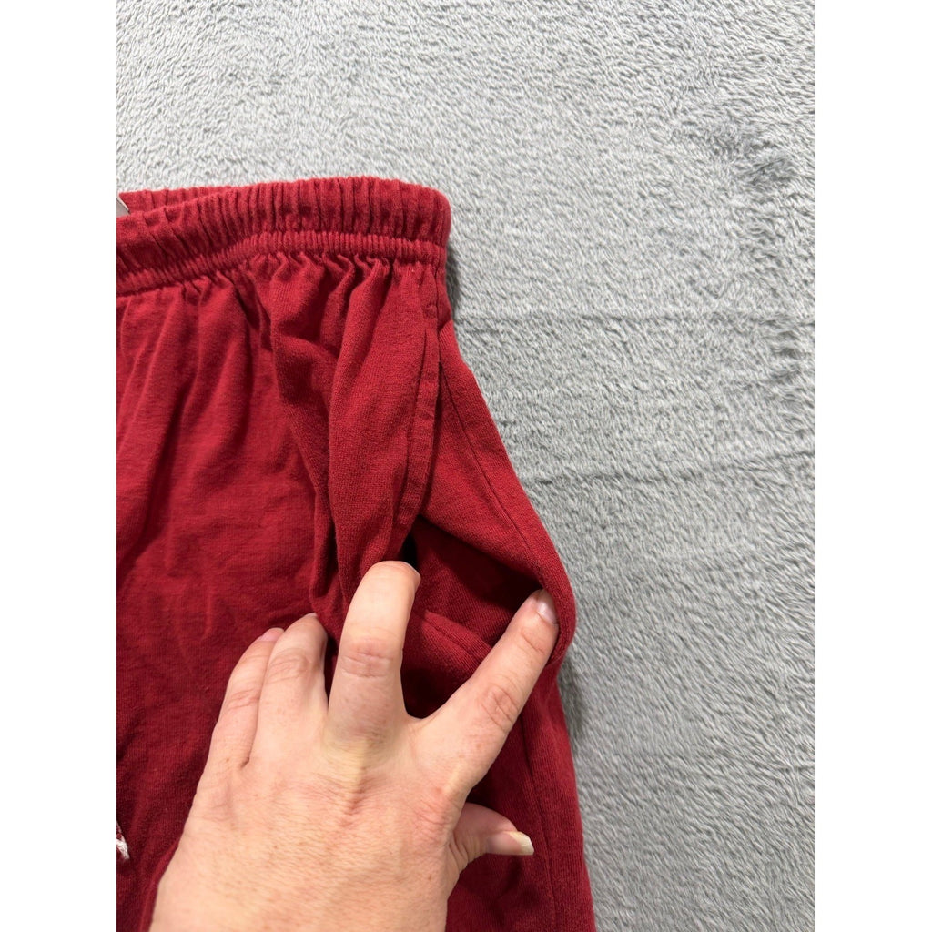 Capacity Knits S Red Cotton Drawstring Midi Skirt Womens Casual Vintage Boho