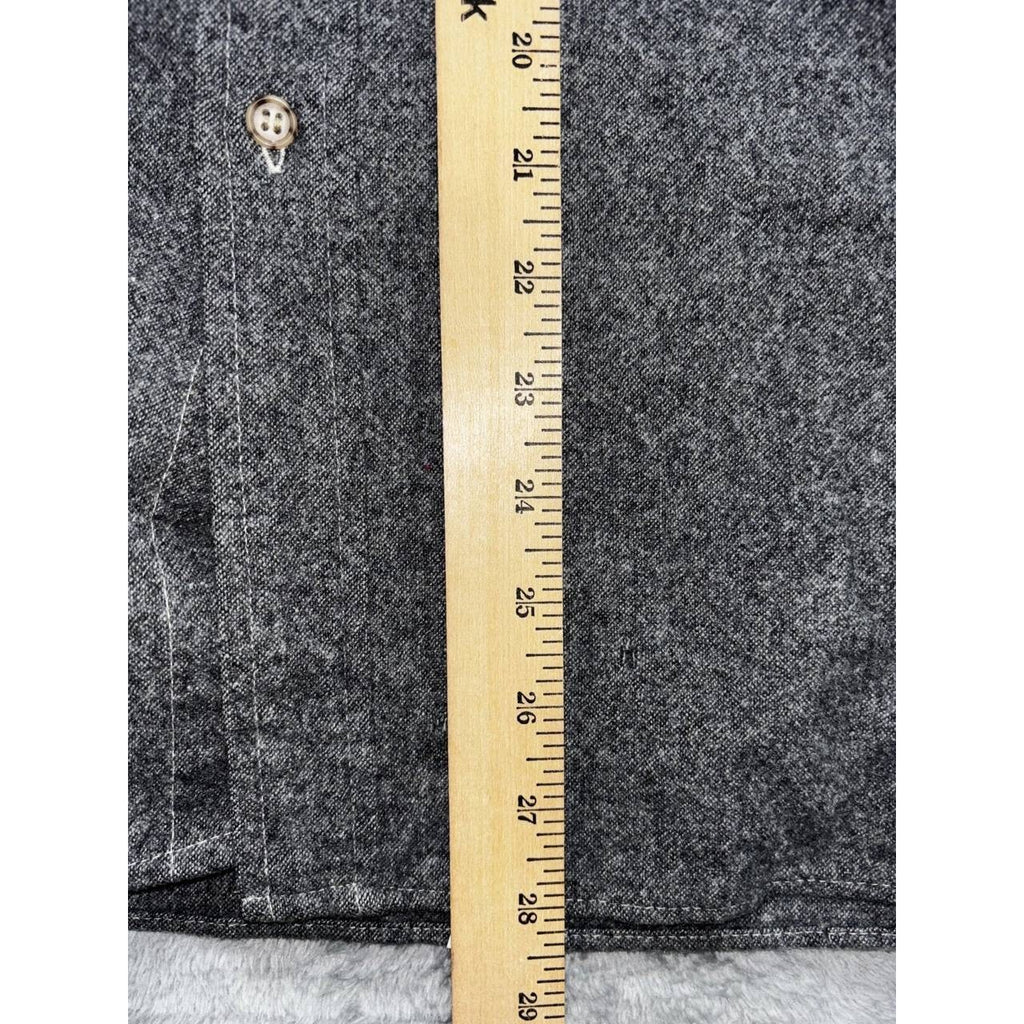 Pendleton Men's Charcoal Wool Shirt Size L, photo 5 of 11
