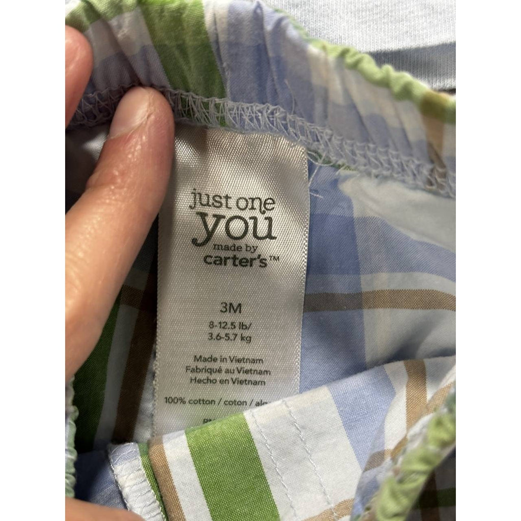 Carter's Baby Boy Overalls Bodysuits Lot 7 Pc 3M, photo 8 of 22