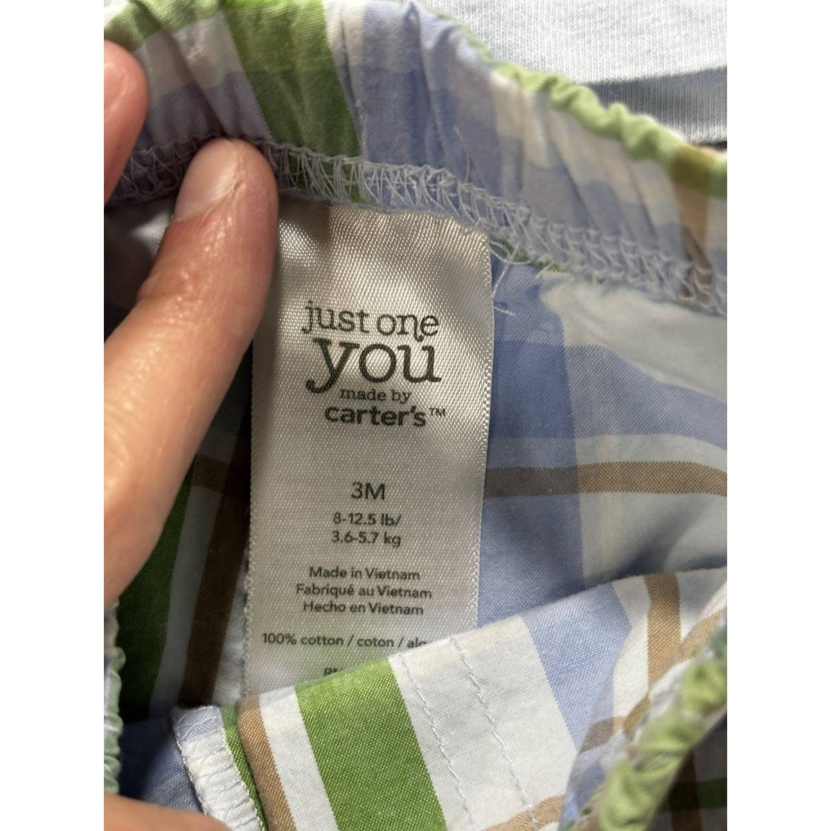 Carter's Baby Boy Overalls Bodysuits Lot 7 Pc 3M, photo 8 of 22