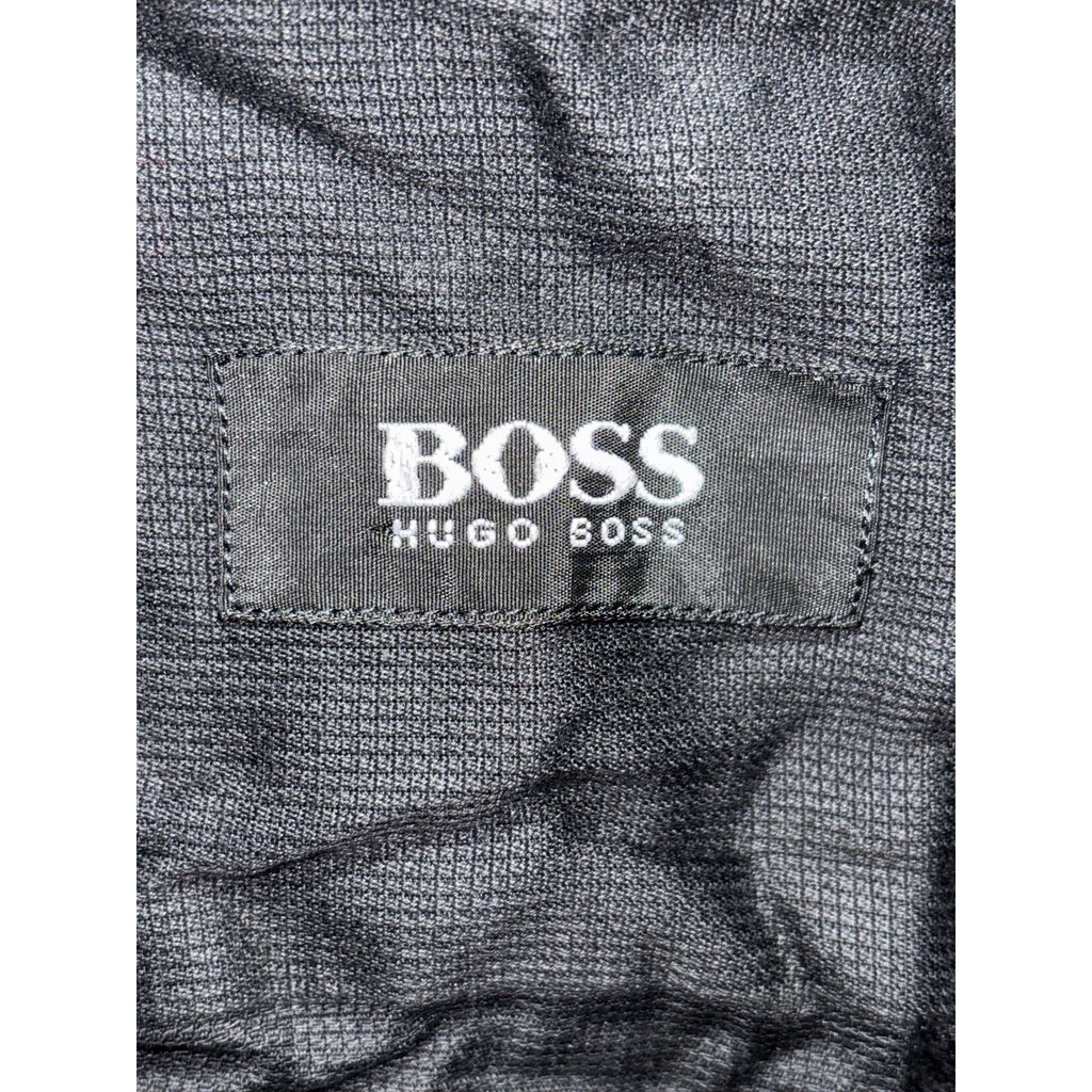 Hugo Boss Mens 15 1/2 34/35 Black Long Sleeve Button Up Dress Shirt