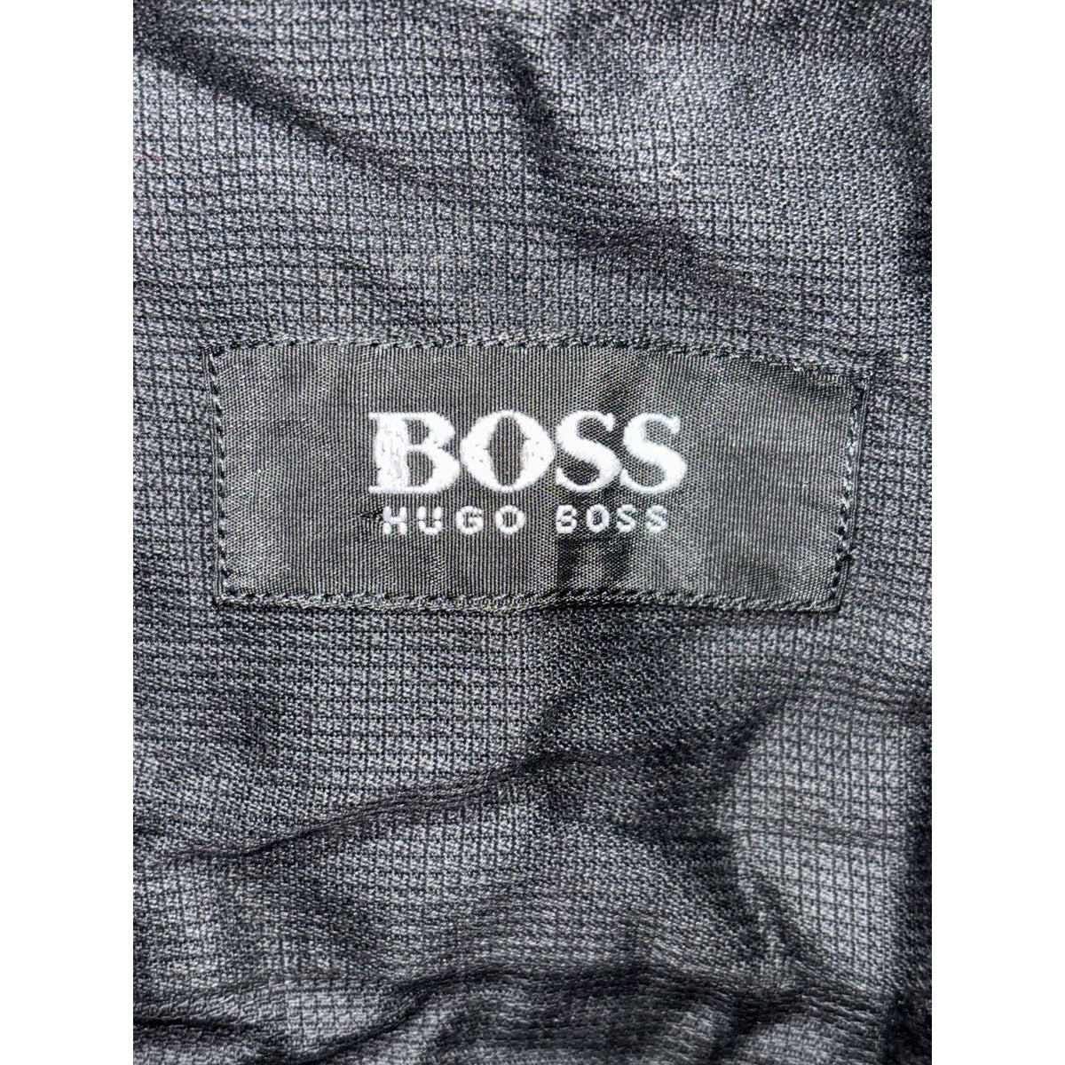 Hugo Boss Mens 15 1/2 34/35 Black Long Sleeve Button Up Dress Shirt