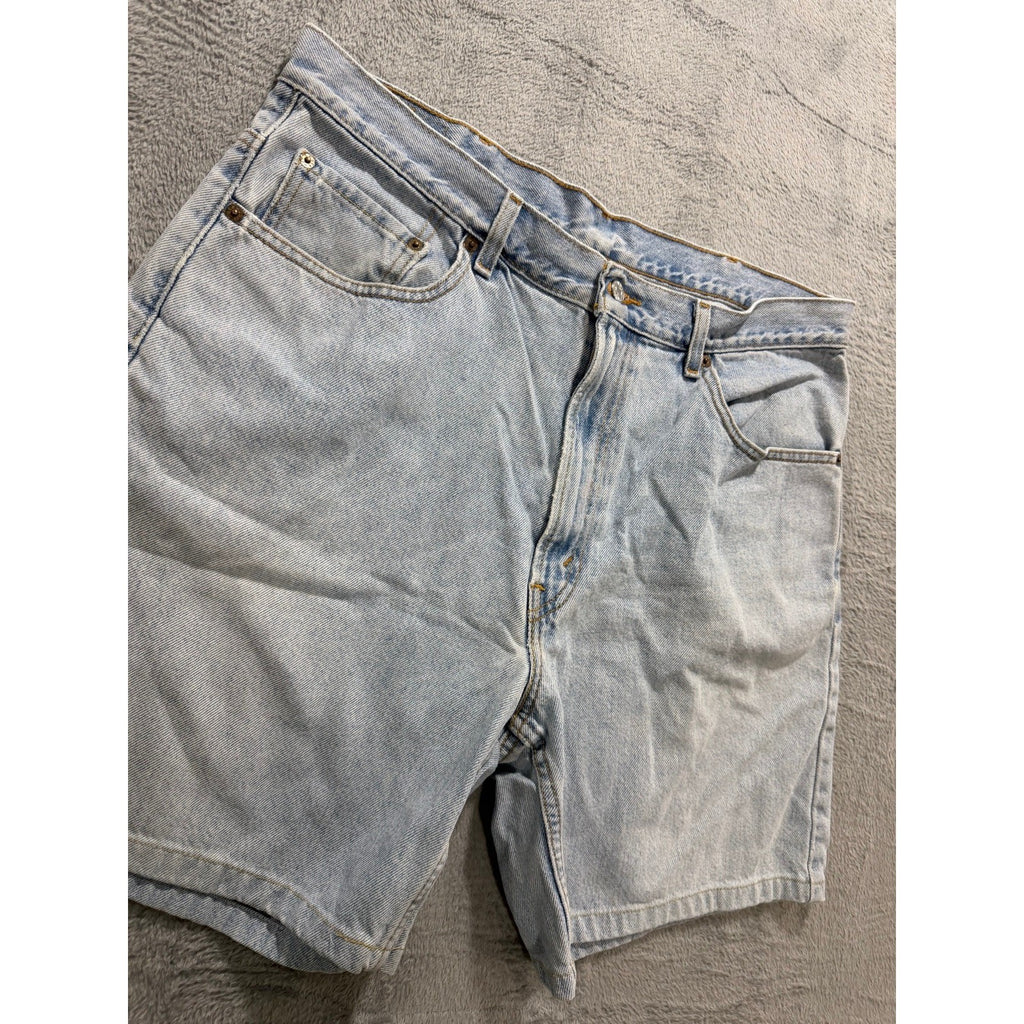Levi's 550 W38 Light Wash Blue Denim Shorts Relaxed Fit Vintage Casual