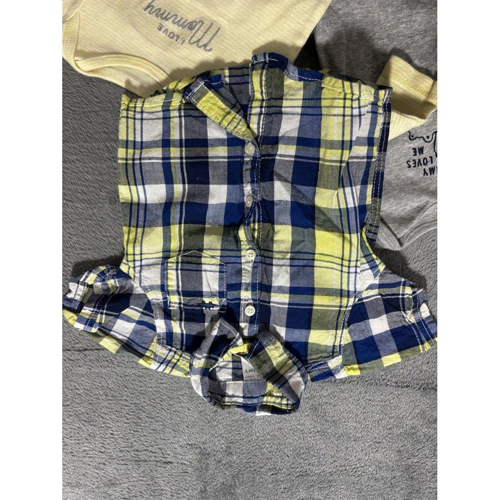 Carter's Baby Boy Hoodie Plaid Shirt Lot 7 Pcs 9M, photo 8 of 15