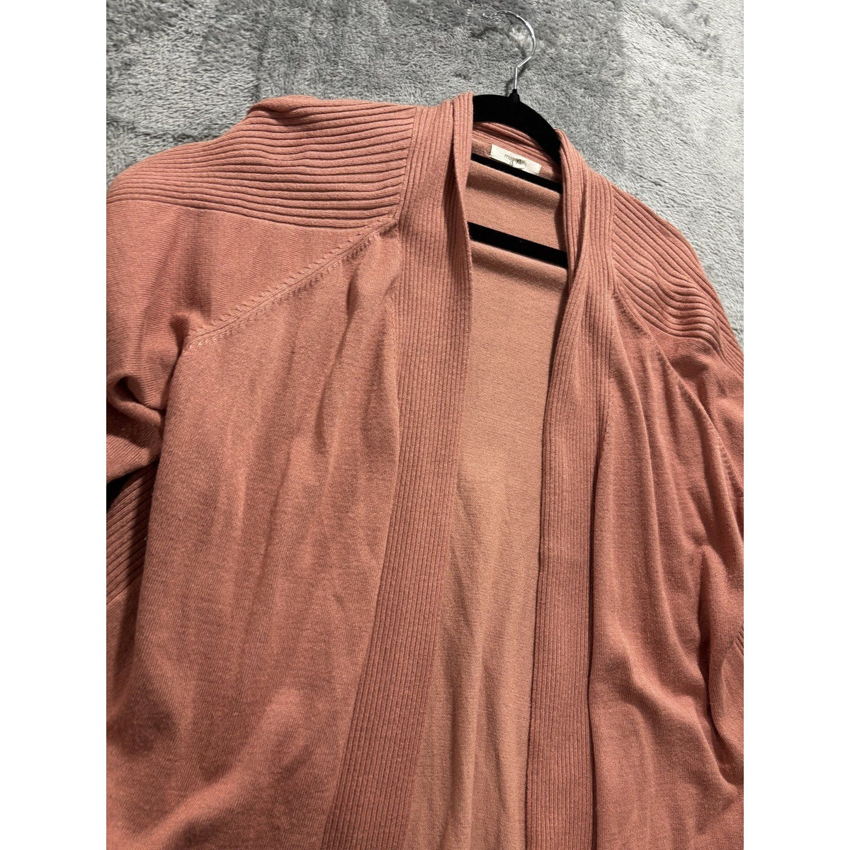 Maurices Womens XL Dusty Rose Open Front Cardigan Casual Layering